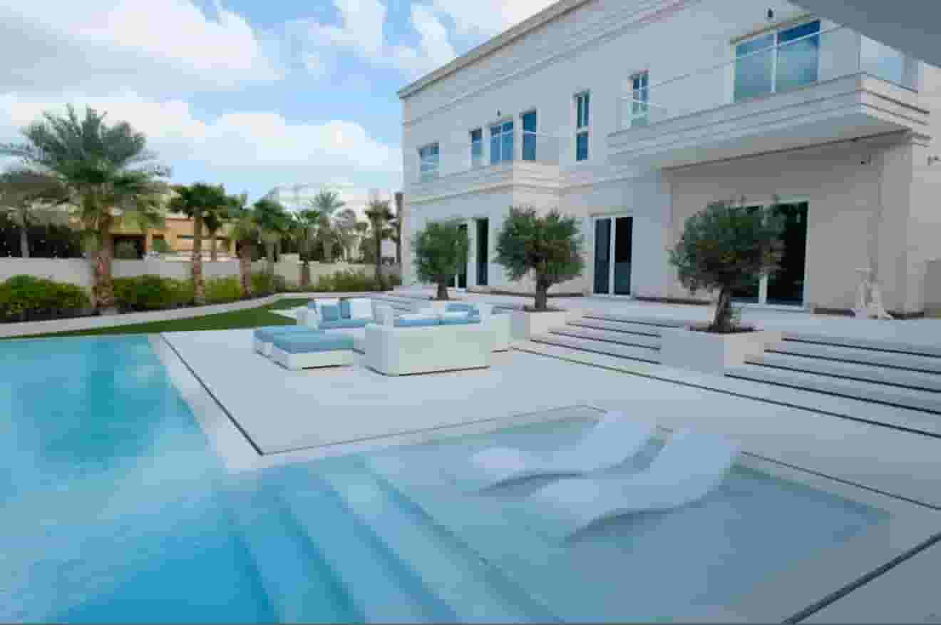 A company specialized in the construction of swimming pools and landscaping